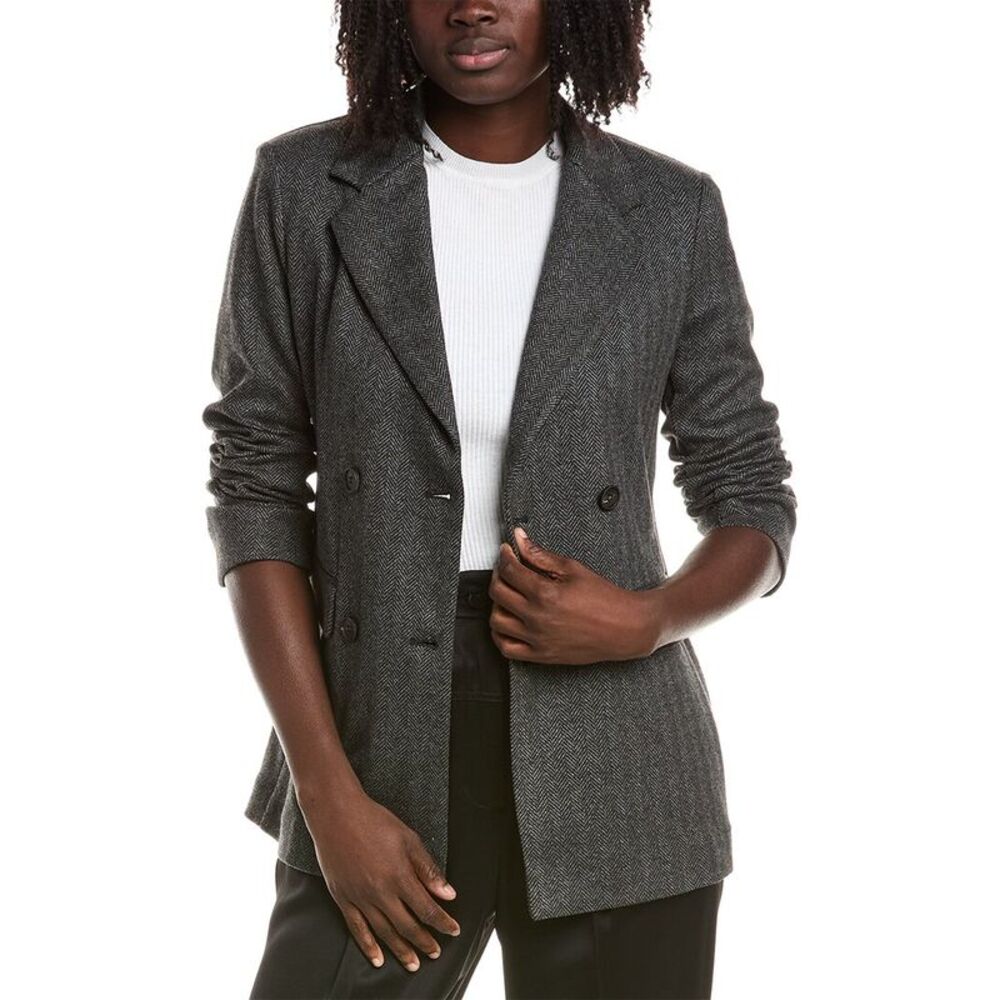 Max Mara Womens Mm By Albania Jersey Jacket, Black